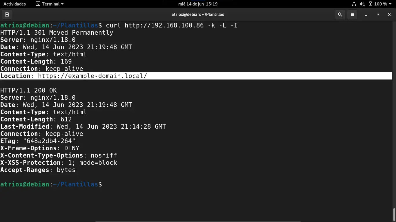 Nginx redireccion ip a dominio ssl